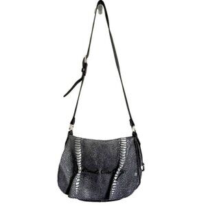 Vintage Vin Baker Exotic Leather Crossbody Purse / Flap Messenger Bag 🇺🇸